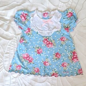 Vintage Floral Blouse